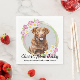 Chesapeake Bay Retriever I Doo Too Wedding Napkins