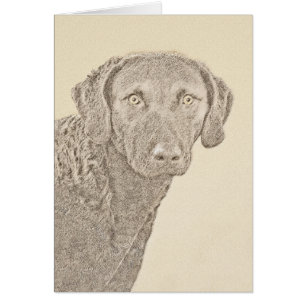 Chesapeake Bay Retriever Painting Original Dog Art