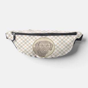 Chesapeake Bay Retriever Painting Original Dog Art Fanny Pack