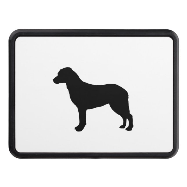Chesapeake Bay Retriever Silhouette Love Dogs Trailer Hitch Cover (Front)