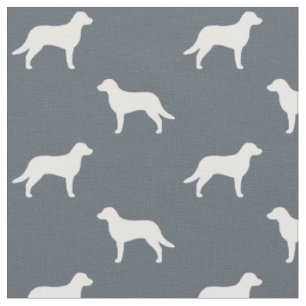 Chesapeake Bay Retriever Silhouettes Chessies Fabric