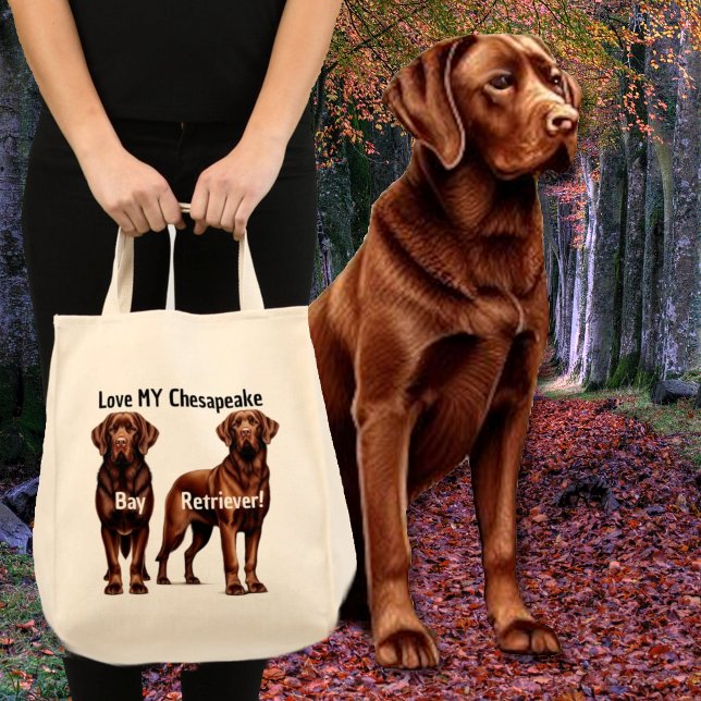 Chesapeake Bay Retriever Tote Bag (Creator Uploaded)