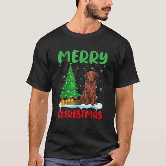 Chesapeake Bay Retriever Tree Xmas Sweater Ugly Ch (Front)