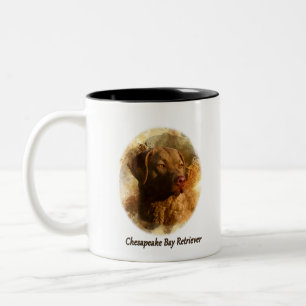 Chesapeake Bay Retriever Two-Tone Coffee Mug