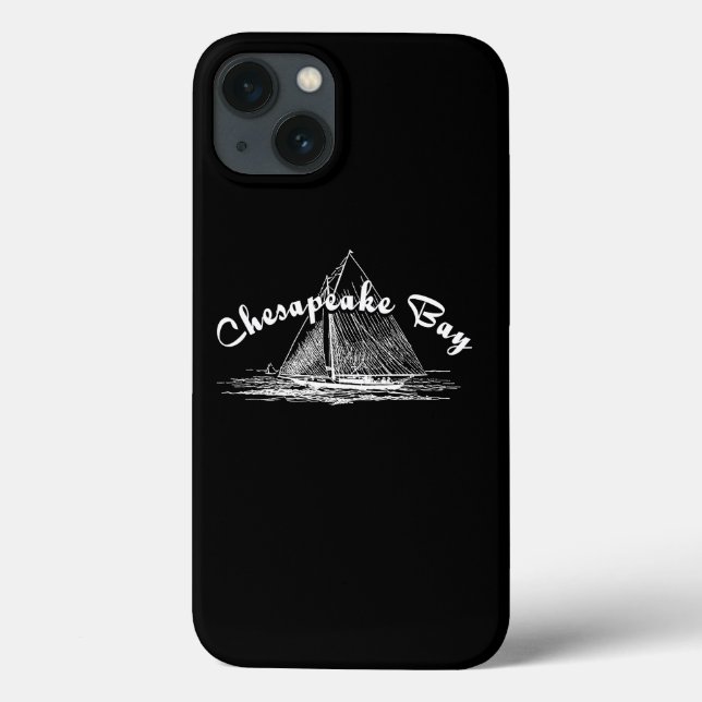 Chesapeake Bay Sailboat Case-Mate iPhone Case (Back)