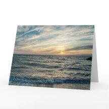 Chesapeake Bay Sunrise Folded Greeting Card