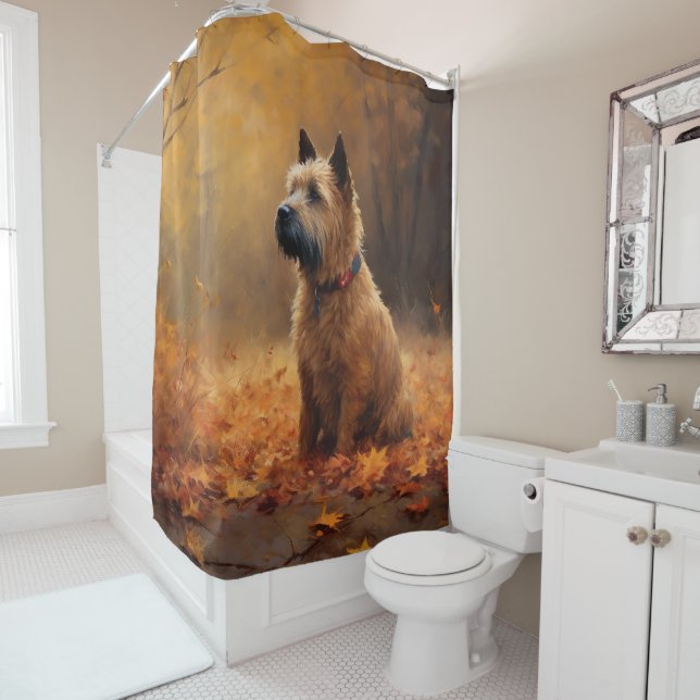 Chesapeake Bay Terrier in Autumn Leave             (In Situ)