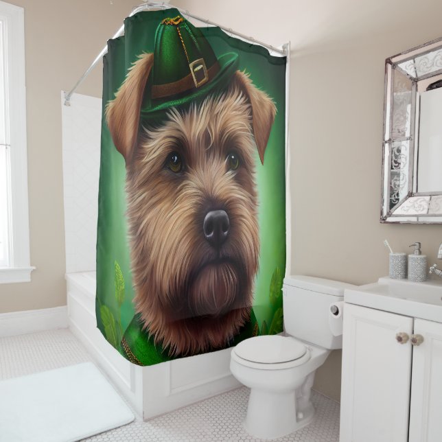 Chesapeake Bay Terrier in St. Patrick's Day Dress (In Situ)