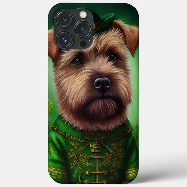 Chesapeake Bay Terrier in St. Patrick's Day Dress Case-Mate iPhone Case (Back)