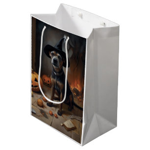 Chesapeake Bay Terrier Pumpkins Halloween Scary  Medium Gift Bag