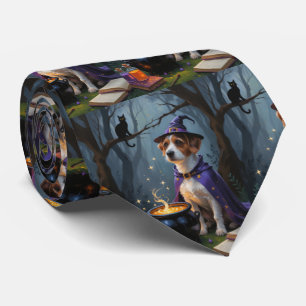 Chesapeake Bay Terrier Whimsical Halloween Tie