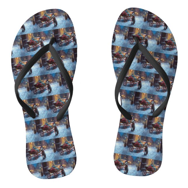 Chesapeake Christmas Festive Season Flip Flops (Footbed)