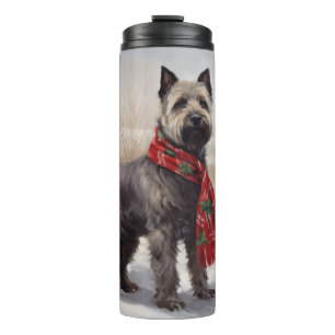 Chesapeake Dog in Snow Christmas Thermal Tumbler