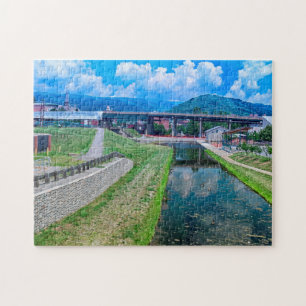 Chesapeake Ohio Canal Maryland. Jigsaw Puzzle