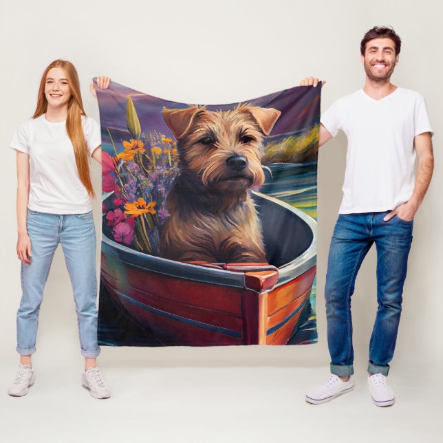 Chesapeake on a Paddle: A Scenic Adventure Fleece Blanket (In Situ)