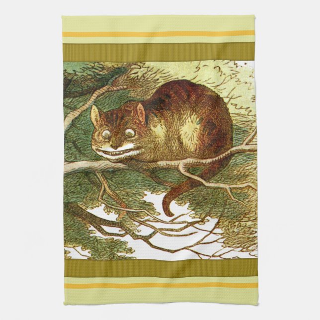 Cheshire Cat 2 Kitchen Towel (Vertical)