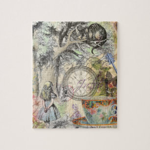 Cheshire Cat Alice in Wonderland Jigsaw Puzzle