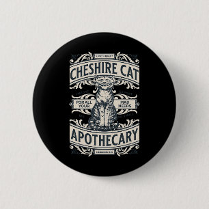 Cheshire Cat - Alice In Wonderland Vintage Book De 2 Inch Round Button