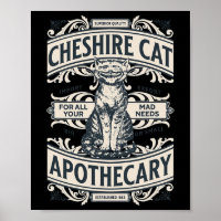 Cheshire Cat - Alice In Wonderland Vintage Book De