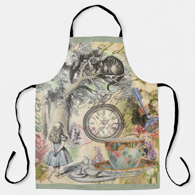 Cheshire Cat Alice Wonderland Classic Apron (Front)