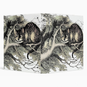 Cheshire Cat Alice Wonderland Classic Binder