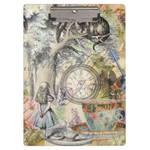 Cheshire Cat Alice Wonderland Classic Clipboard