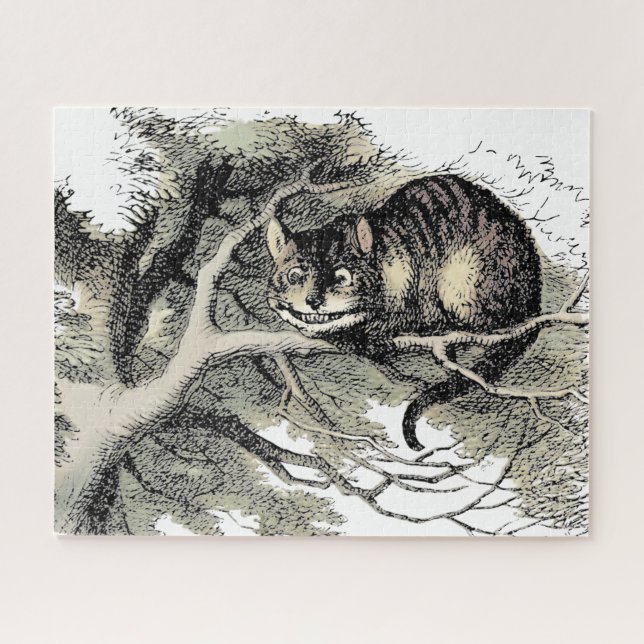 Cheshire Cat Alice Wonderland Classic Jigsaw Puzzle (Horizontal)