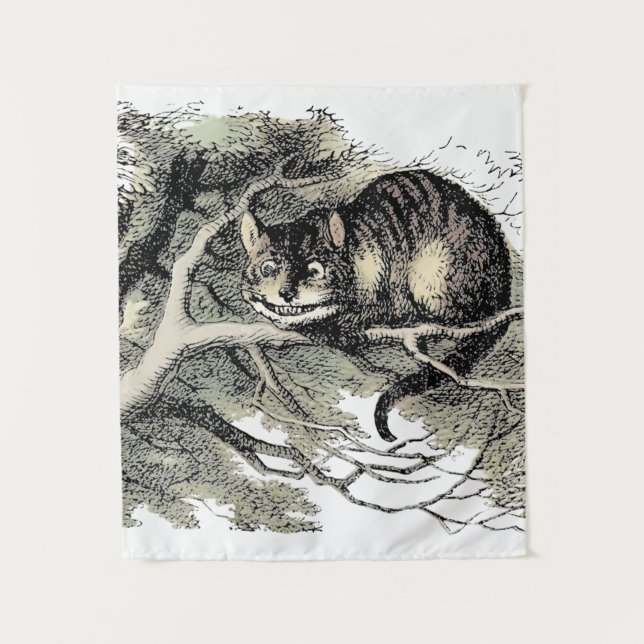 Cheshire Cat Alice Wonderland Classic Tapestry (Front)