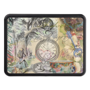 Cheshire Cat Alice Wonderland Classic Trailer Hitch Cover