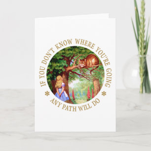 CHESHIRE CAT - ANY PATH WILL DO CARD
