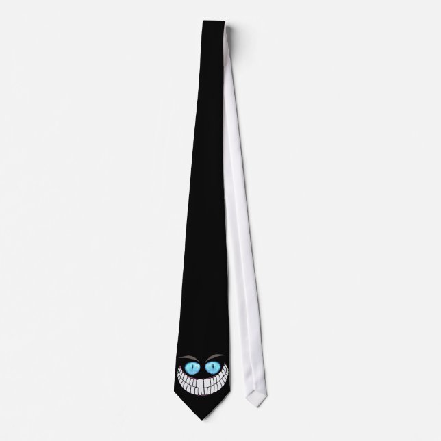 Cheshire Cat - Blue Eyes Neck Tie (Front)