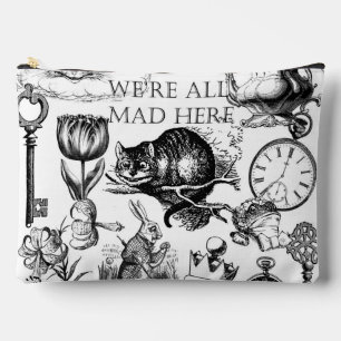 cheshire cat classic alice in wonderland art accessory pouch