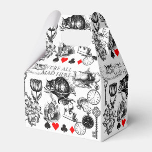 Cheshire Cat classic alice in wonderland mad Favor Box