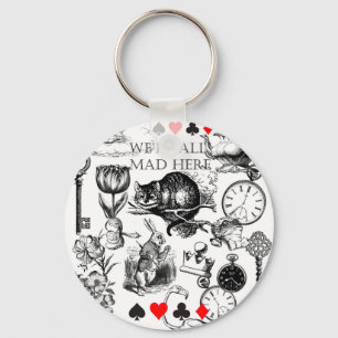 Cheshire Cat classic alice in wonderland mad Keychain