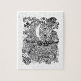 Cheshire Cat Design Jigsaw Puzzle
