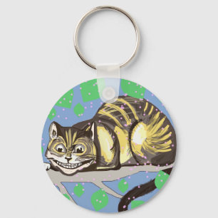 Cheshire Cat Drawing  Keychain