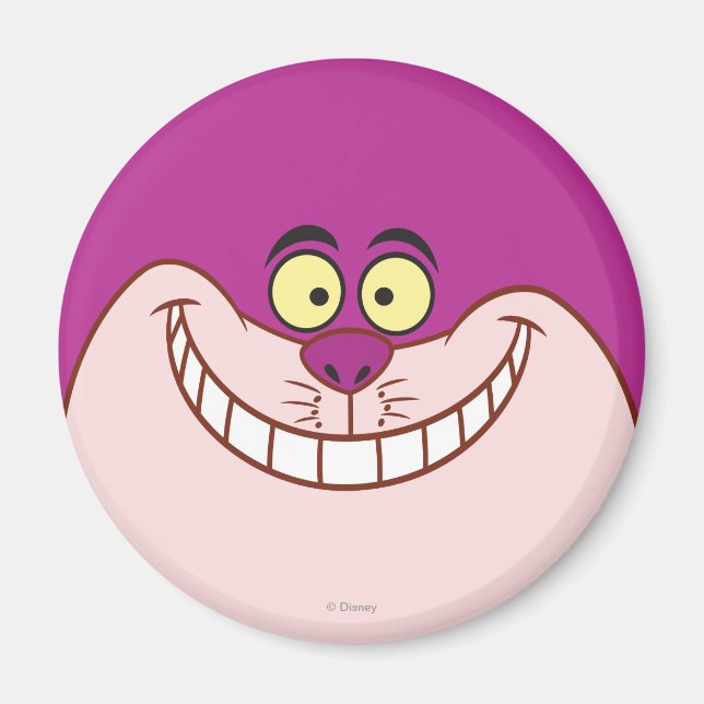 Cheshire Cat Face Magnet (Front)