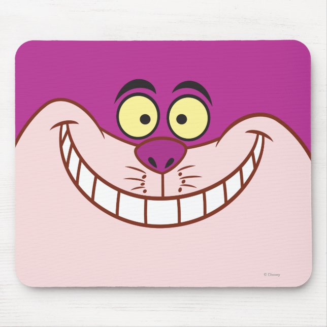 Cheshire Cat Face Mouse Pad (Front)