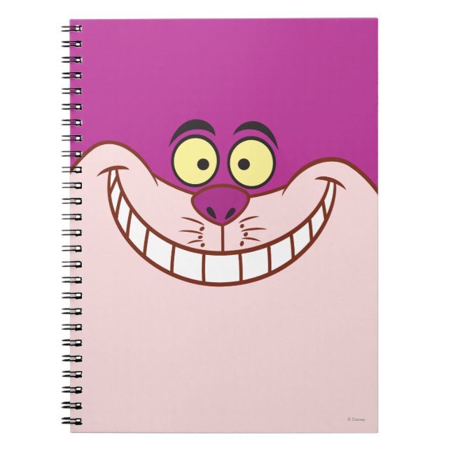 Cheshire Cat Face Notebook (Front)