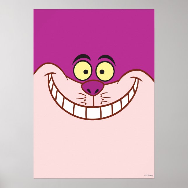 Cheshire Cat Face Poster (Front)