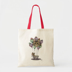 Cheshire Cat Hot Air Balloon Tote Bag
