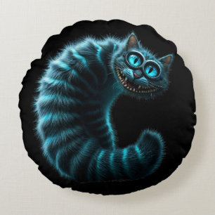 Cheshire Cat Round Pillow