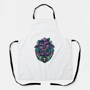 Cheshire Cat shirt Alice in Wonderland Graphic Apron