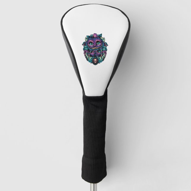 Cheshire Cat shirt Alice in Wonderland Graphic   Golf Head Cover (Front)