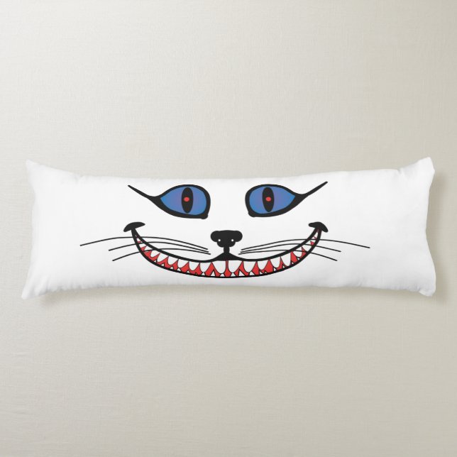 Cheshire Cat Smile  Body Pillow (Front)