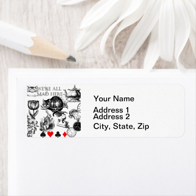 Cheshire Chat classique alice au merveilleux fou (En situation)