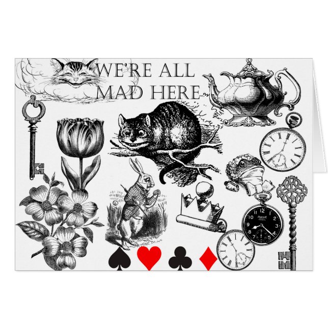 cheshire chat classique alice dans le caractère me (Devant horizontal)