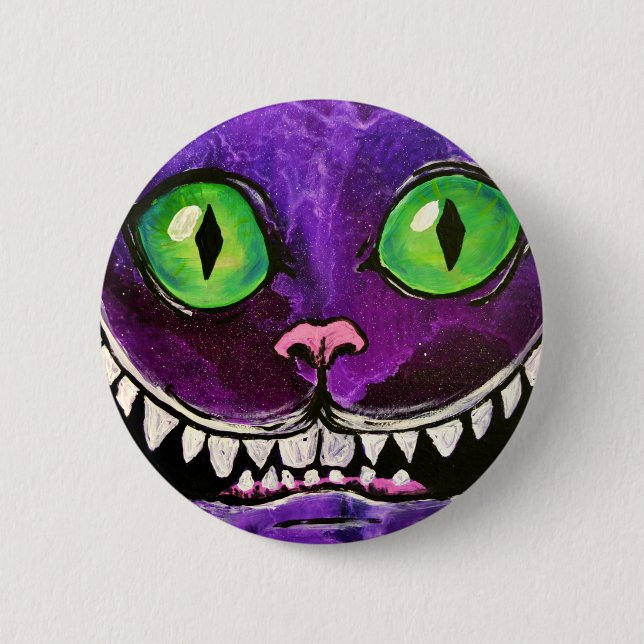 Cheshire.png 2 Inch Round Button (Front)