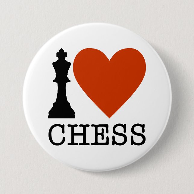 Chess 3 Inch Round Button (Front)
