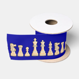 Chess 3 Inches Satin Ribbon